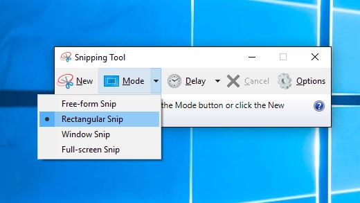 Công cụ Snipping Tool